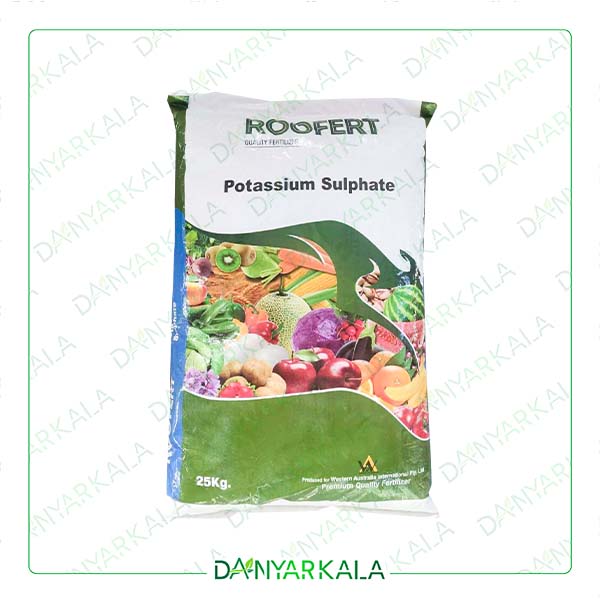 کود سولفات پتاسیم 50% روفرت تایوان پالیز دنیای سبز 25 کیلوگرم